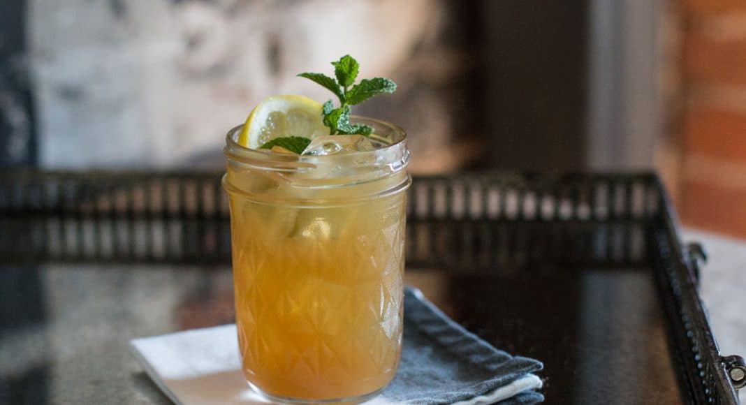southern style whiskey punch