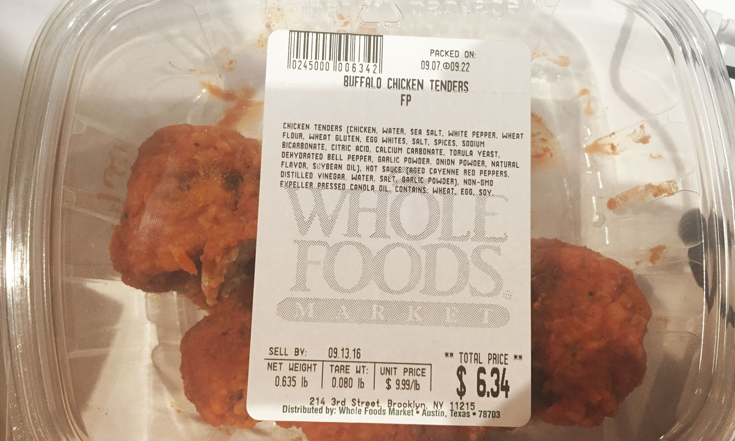 Chicken Tenders at Whole Foods Market