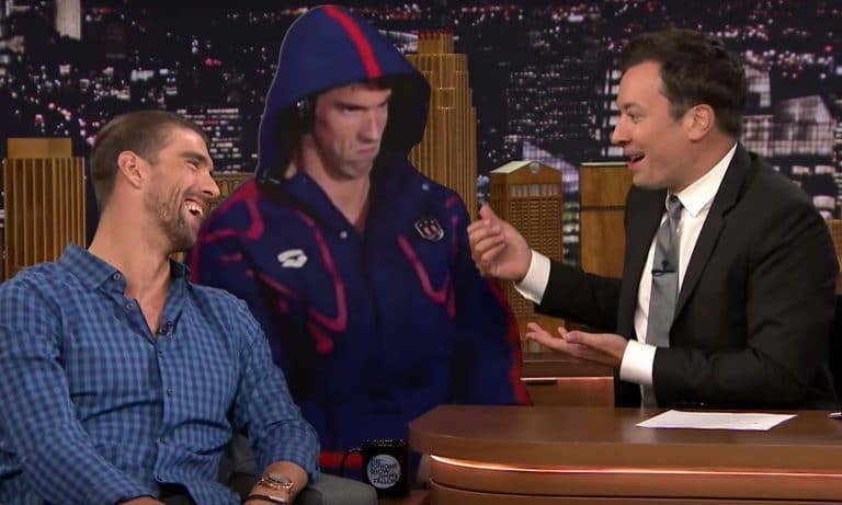 Michael Phelps Meets His Meme And It’s Amazing