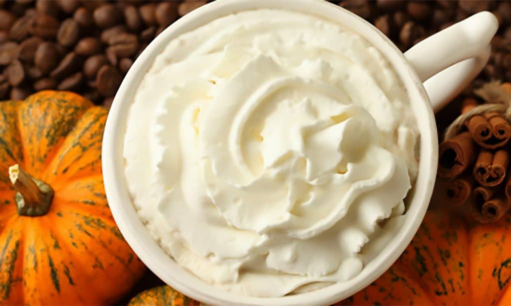 Pumpkin spice coffee