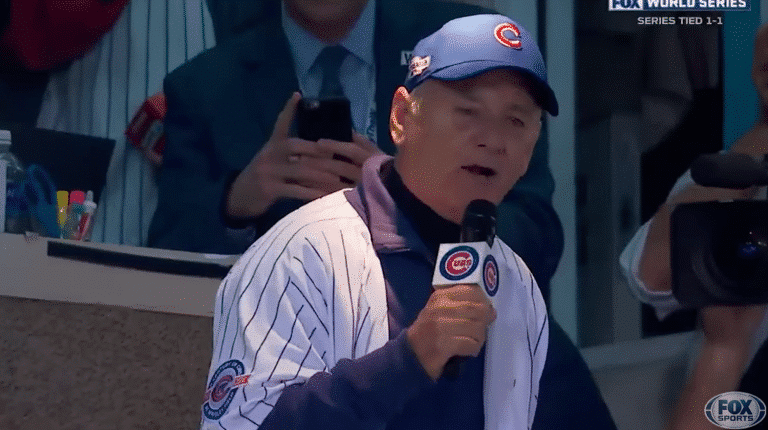 Watch Bill Murray’s Daffy Duck-Inspired Rendition of “Take Me Out To The Ballgame”