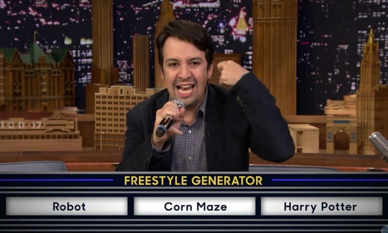 Watch Lin-Manuel Miranda Freestyle, Rhyme ‘Election’ with ‘Erection’