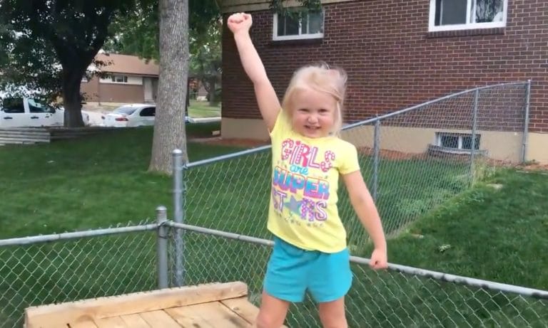 World’s Coolest Dad Built His Daughter A Ninja Warrior Course