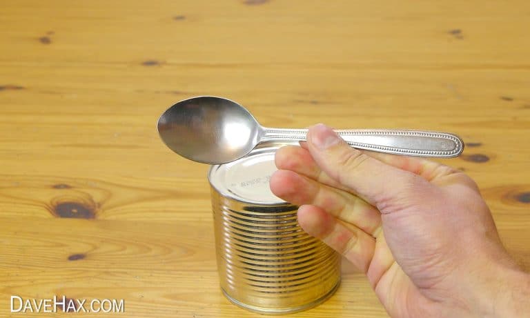 TFT Finds Out If It Works: Opening A Can With A Spoon