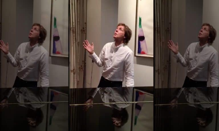 Paul McCartney Does the Mannequin Challenge To “Black Beatles”