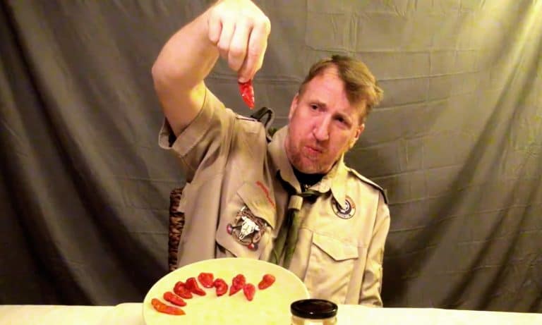 WTF? Insane Scoutmaster Eats 23 Ghost Peppers, Immediately Regrets It