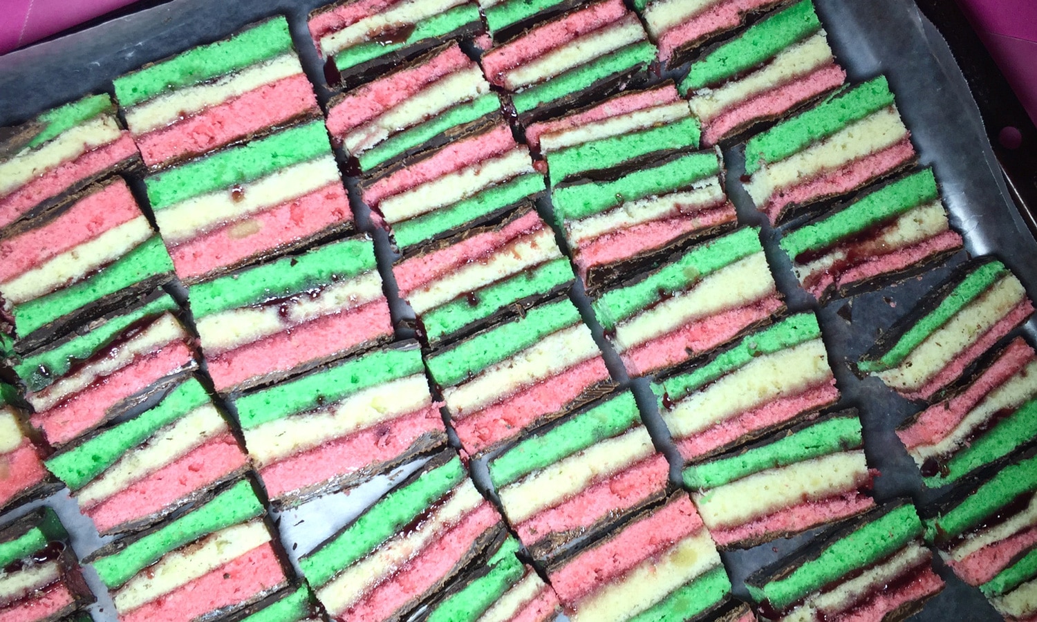 7-Layer weed cookies