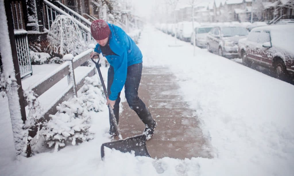 shovel snow