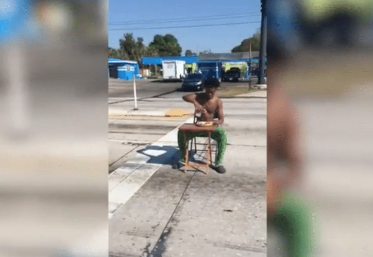 Florida Man Busted For Eating Pancakes In Middle Of Busy Road