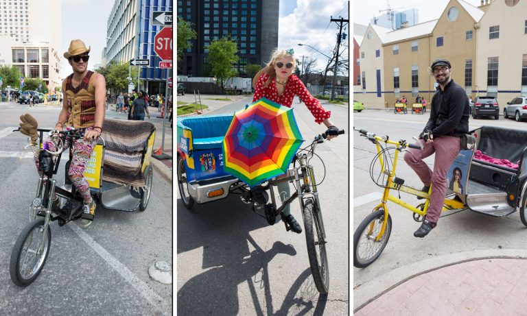 Pedicab Fashion: At SXSW The Pedicabs Hailed You