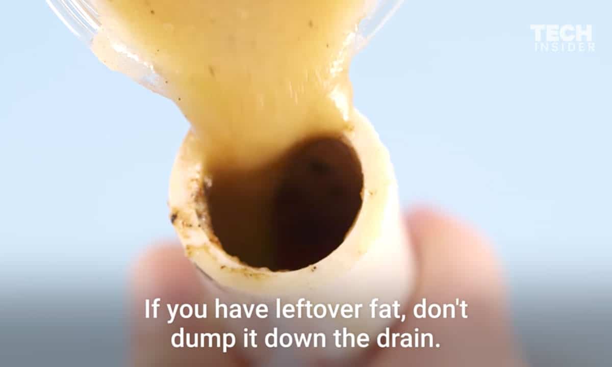 This Is What Happens When You Pour Grease Down The Drain