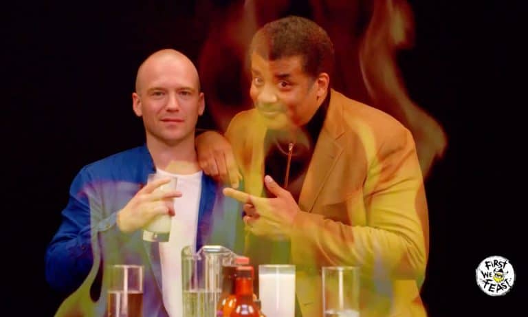 Watch Neil deGrasse Tyson Eat Nuclear Hot Wings And Explain The Secrets Of The Universe