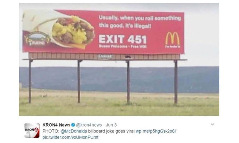 This Billboard Proves That Everyone At McDonald’s Is High