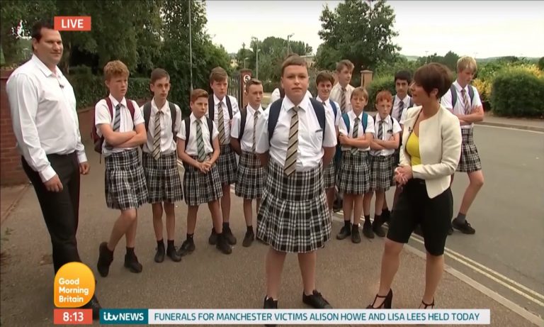 Why Are These Schoolboys Wearing Skirts?