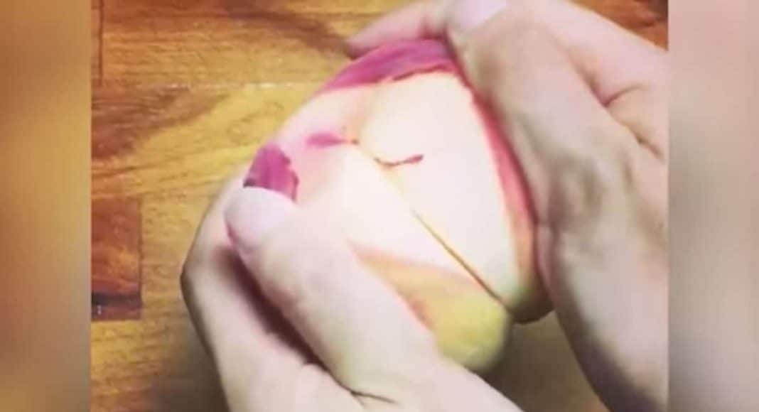 Peeling A Peach