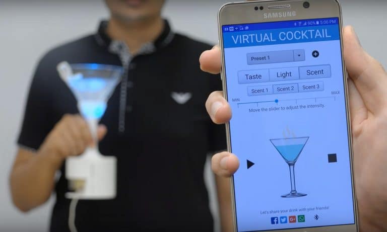 Watch: Virtual Cocktail Smells, Tastes And Looks Real