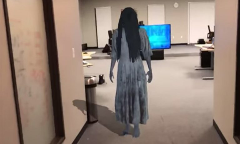 Watch The Girl From ‘The Ring’ Actually Crawl Out Of A TV