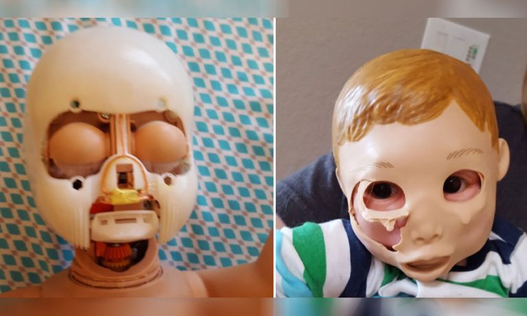 This Little Girl Is Obsessed With Doll Face Transplants And It’s Super Creepy