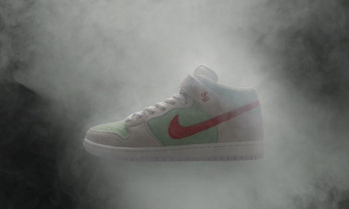 nike sb dunk mid white widow
