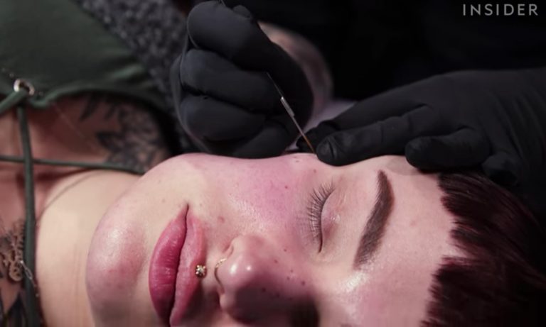 WATCH: People Are Getting Fake Freckles Tattooed On Their Face