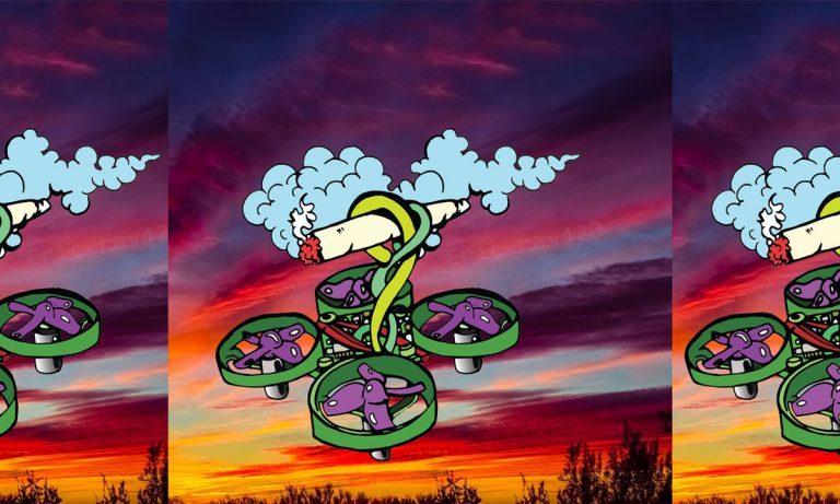 Flying High: This Guy Perfected Smoking Weed Via Drones