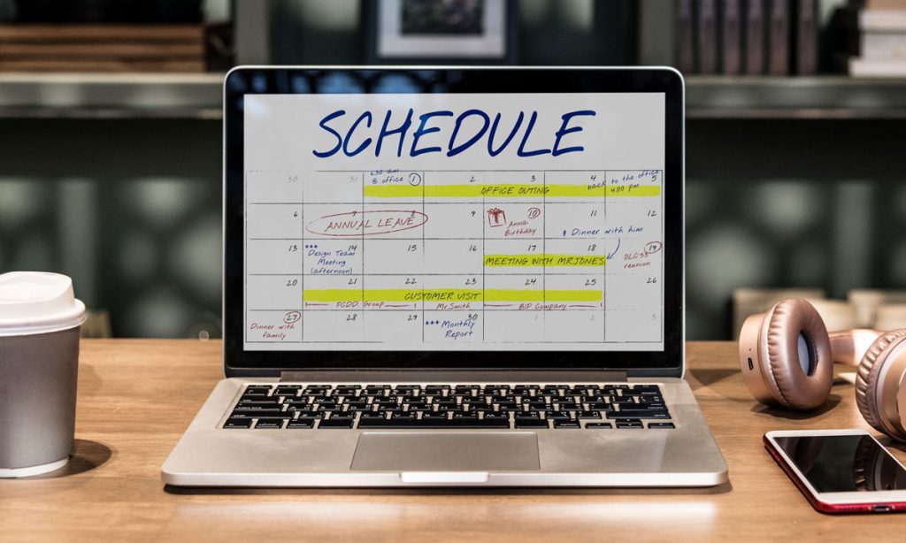 at sætte en tidsplan kan gøre dig mindre produktiv