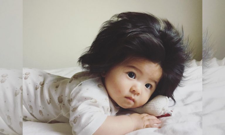 Meet The 7-Month-Old Going Viral For Her Luxurious Hair