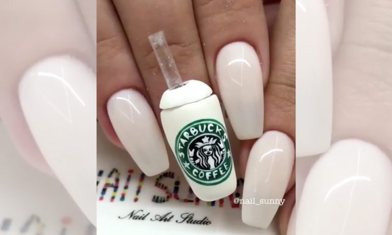 Bizarre Starbucks Manicure Lets You Drink Coffee From Your Nails