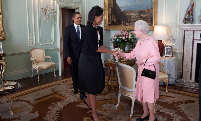 Jimmy Choos Are The Reason Michelle Obama Hugged The Queen Back In 2009