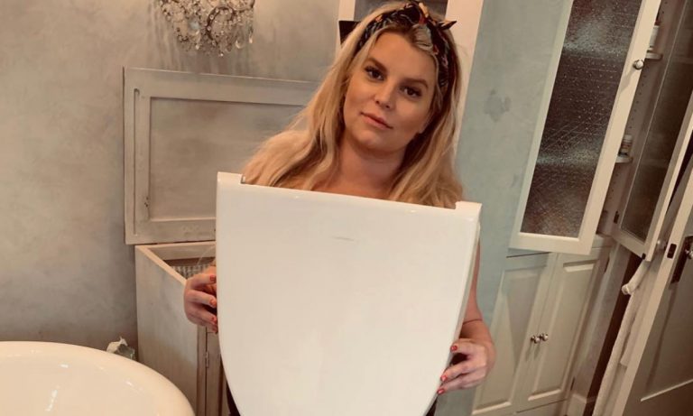 Jessica Simpson Pokes Fun At Awkward Pregnant Toilet Seat Moment; Lady Gaga Defends Cardi B Grammy Win