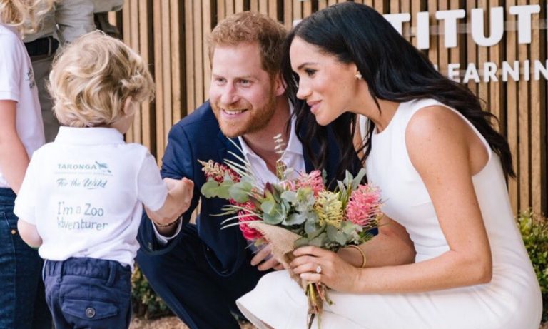 11 Times Meghan Markle And Prince Harry Being Adorable With Kids