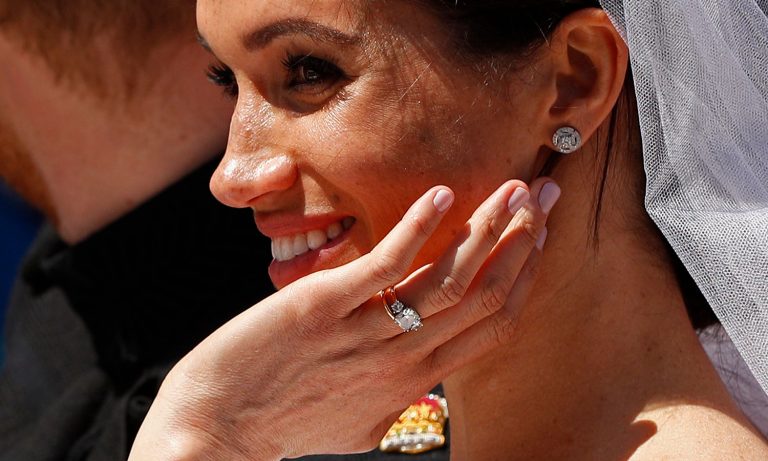 Here’s What That Extra Ring On Meghan Markle’s Ring Finger Is All About