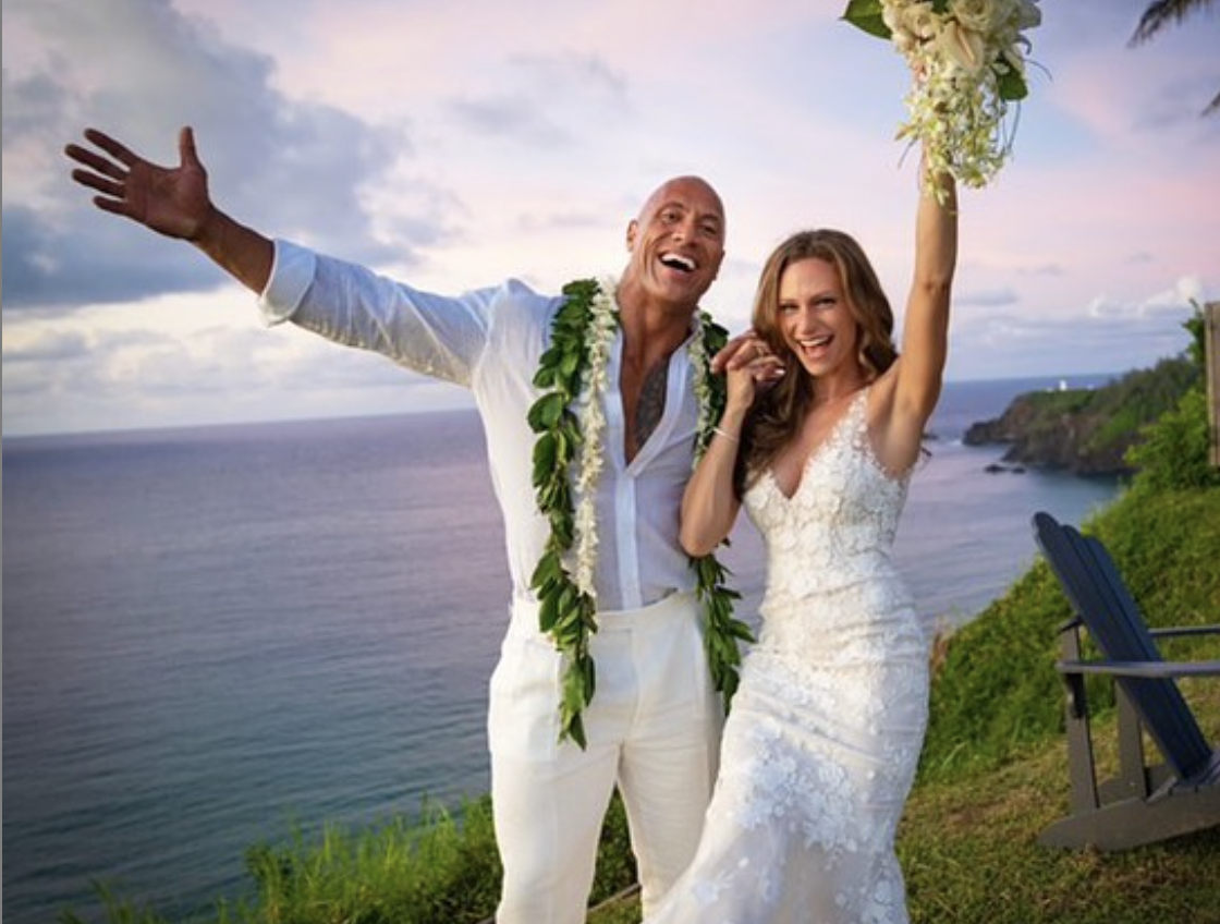 WEDDING PHOTOS! The Rock Is A Married Man!; Miley Cyrus