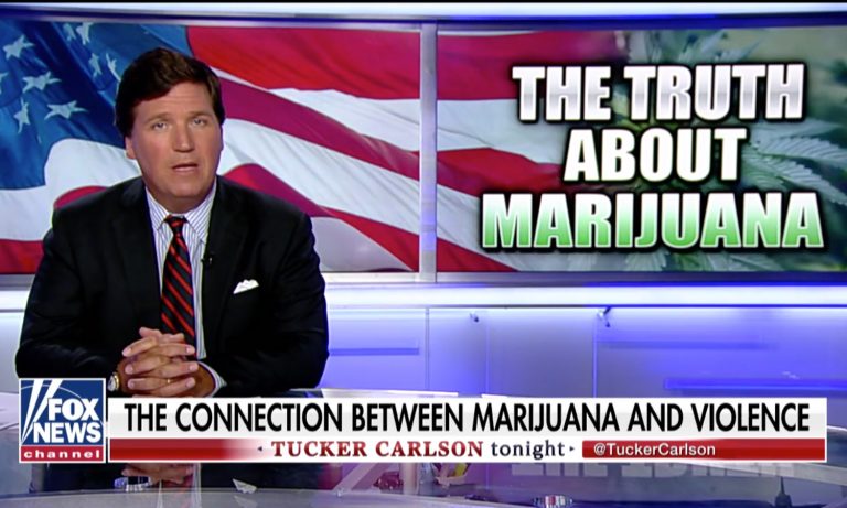 Tucker Carlson Tries To Blame Marijuana For Mass Shootings