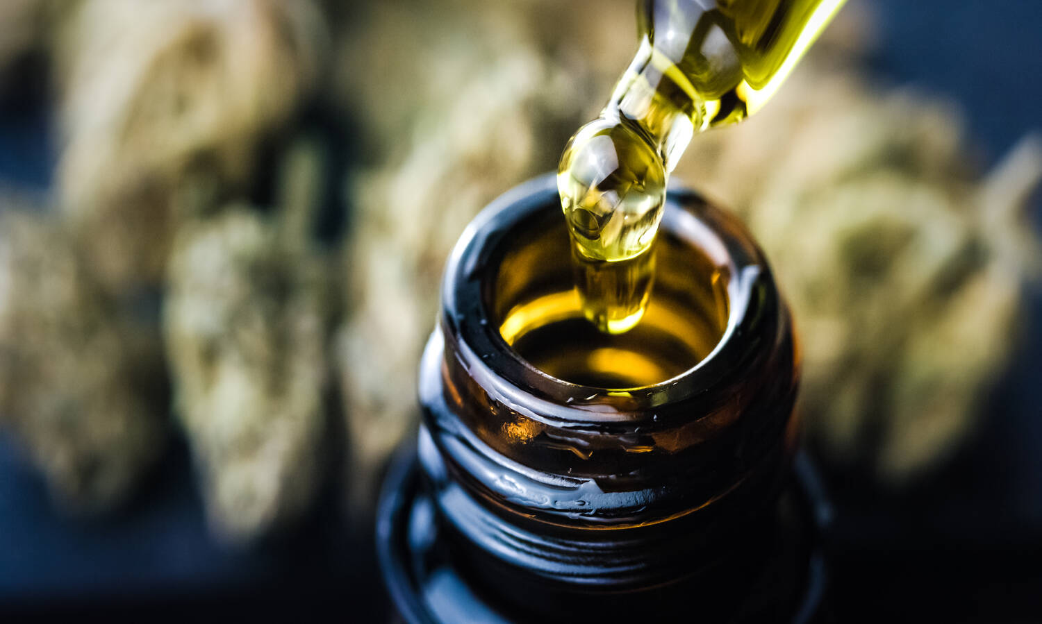 Cannabis tincture with CBD oil