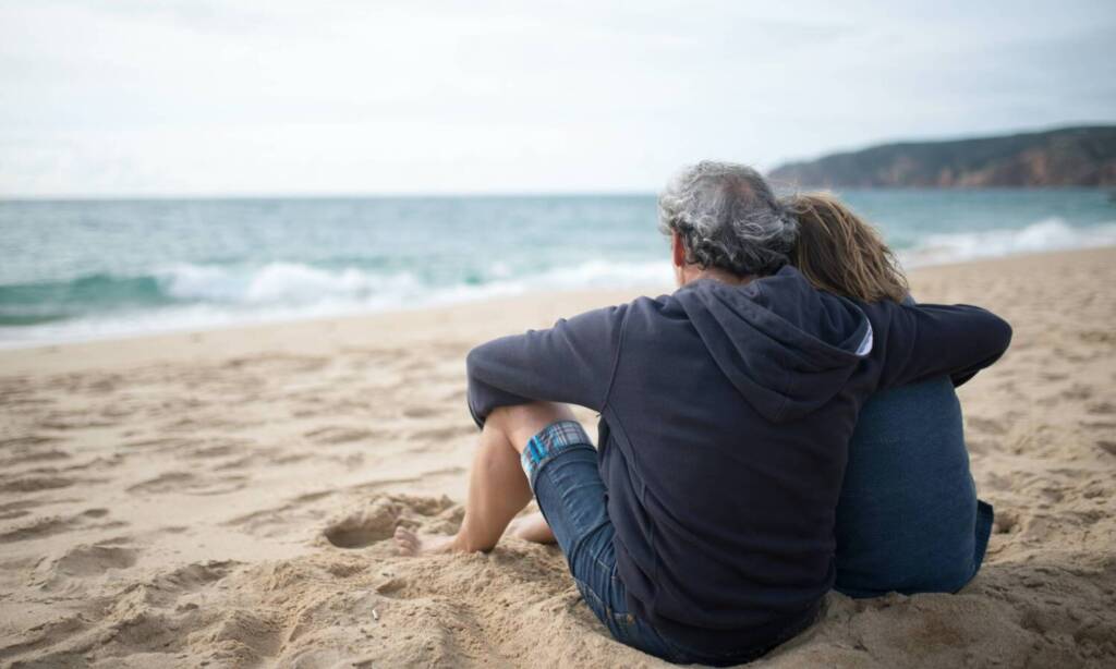 seniors on the beach