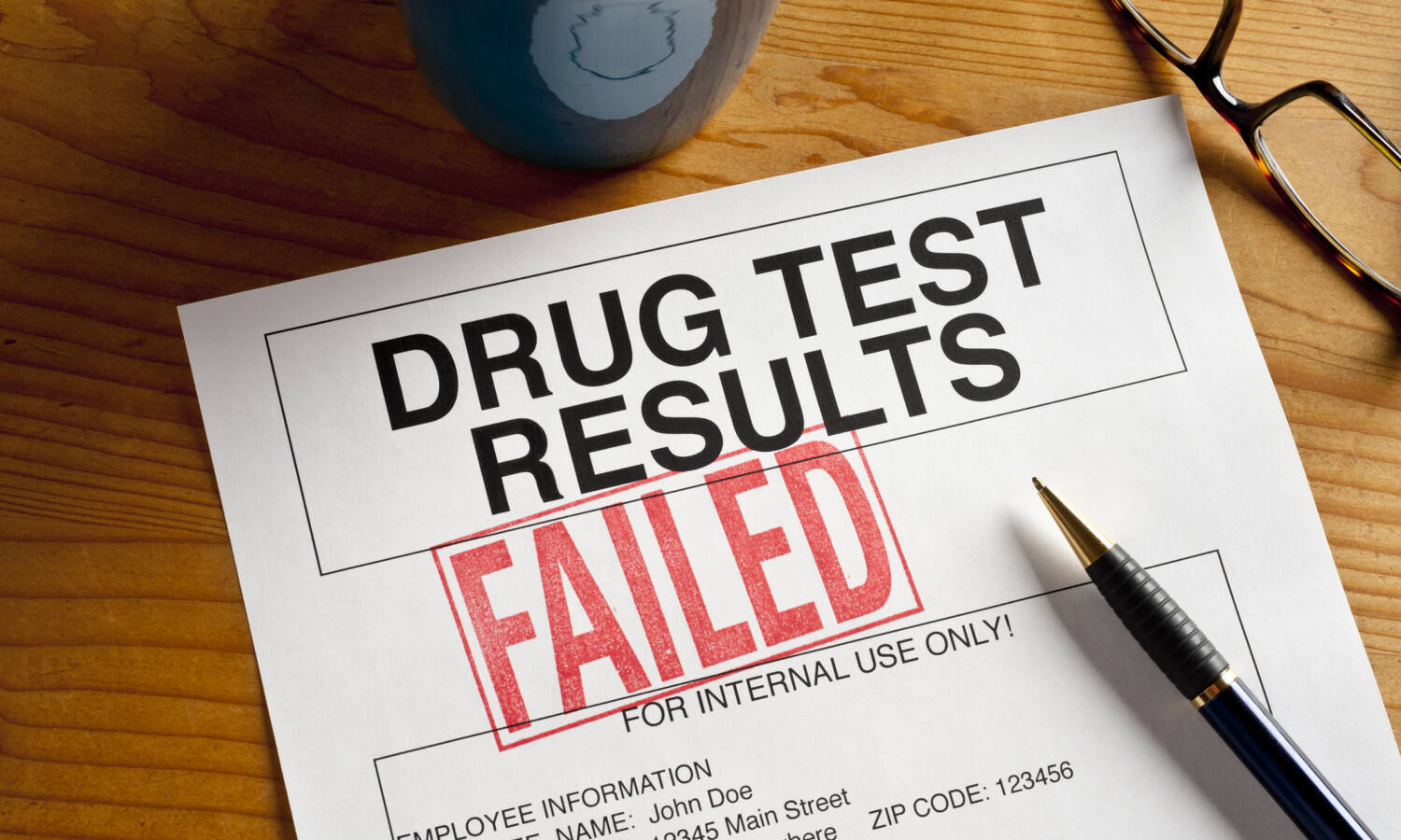 failed drug test