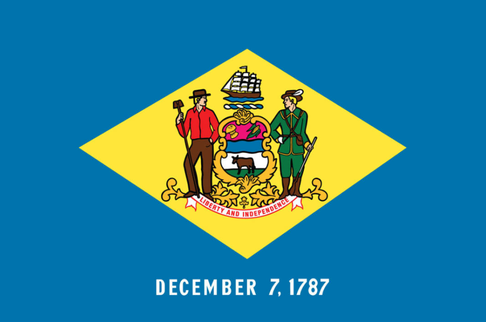 Delaware's state flag