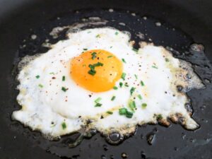 fried egg, egg, egg yolk