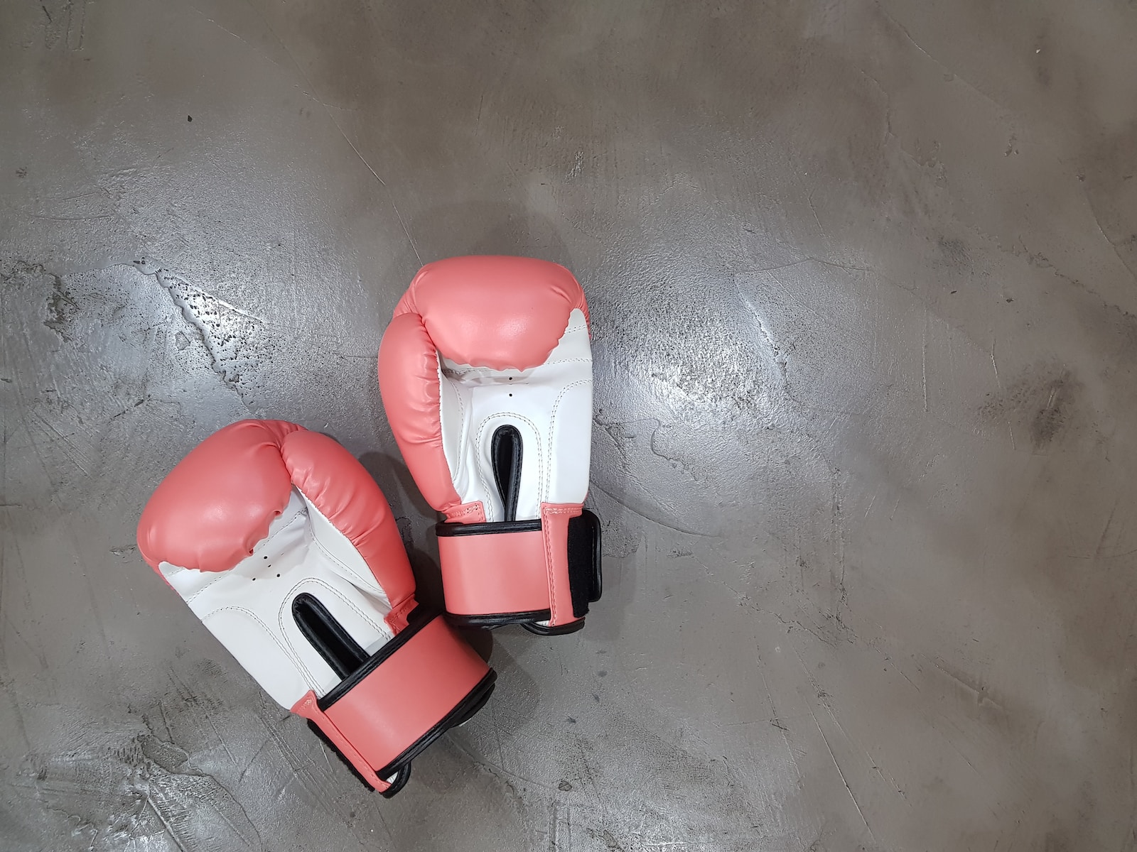 pair of pink boxing gloves
