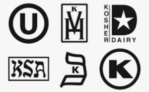 Kosher approval symbols