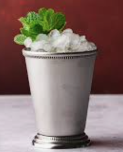 The signature beverage of the Kentucky Derby is the Mint Julep
