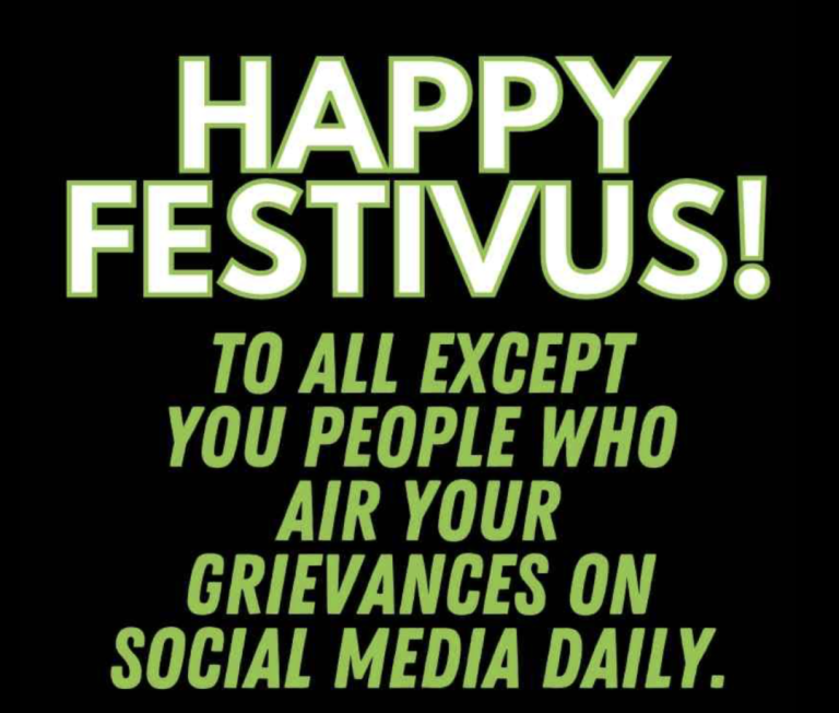 Festivus Grew From A Quirky Holiday To A Meaningful Celebration