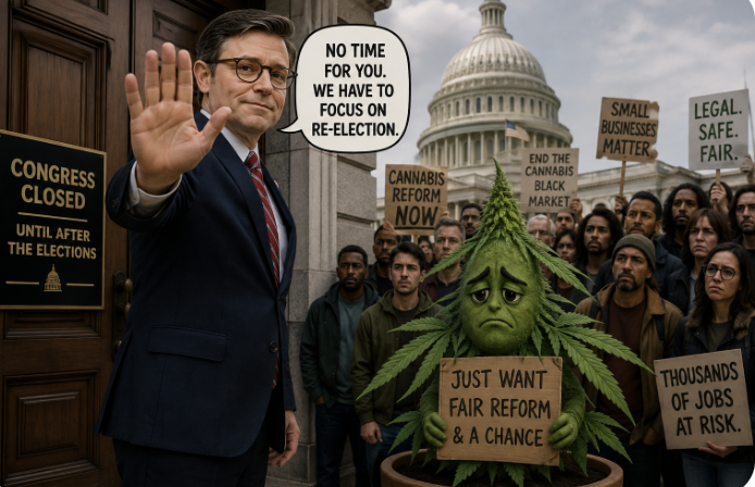 Is Mike Johnson’s House Shutdown a Warning Sign for Cannabis