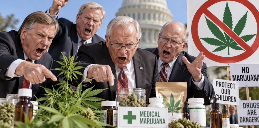 Older Politicians Still Fighting Marijuana Hard
